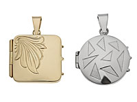 Medaljoni od žutog i bijelog zlata